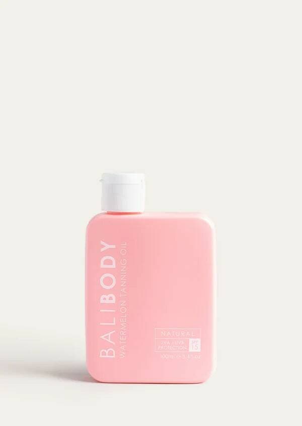 Bali Body Watermelon Tanning OilSPF 6, масло для усиления загара с семенами арбуза с защитой, 100 мл