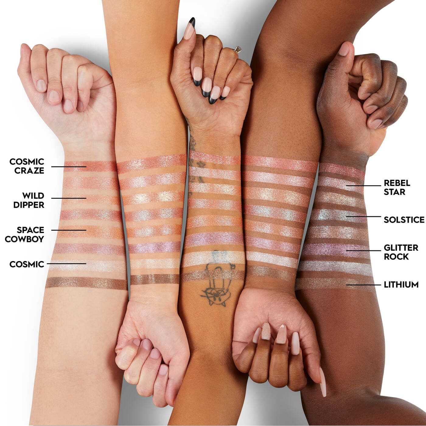 Urban Decay Тени-спаркл для век, Moondust Eyeshadow в оттенке Space cowboy 3