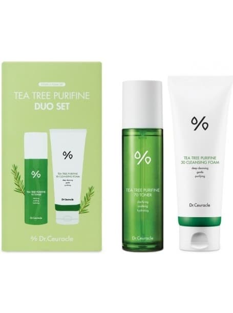 Успокаивающий набор с экстрактом чайного дерева Dr.Ceuracle Tea Tree Purifine Duo Set