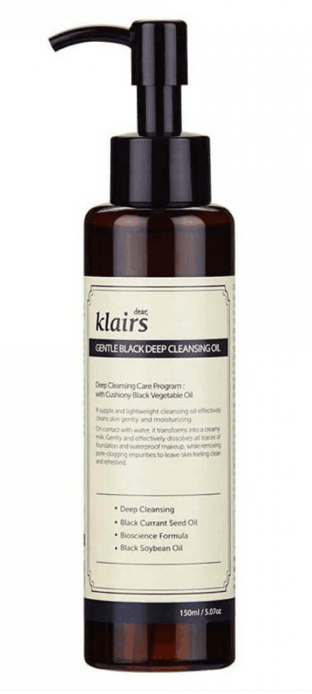 Гидрофильное масло KLAIRS Gentle Black Deep Cleansing Oil 150ml