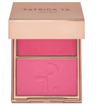 PATRICK TA Румяна двойные Major Headlines Double-Take Crème and Powder Blush Duo, оттенок She’s a Doll, 10,5г