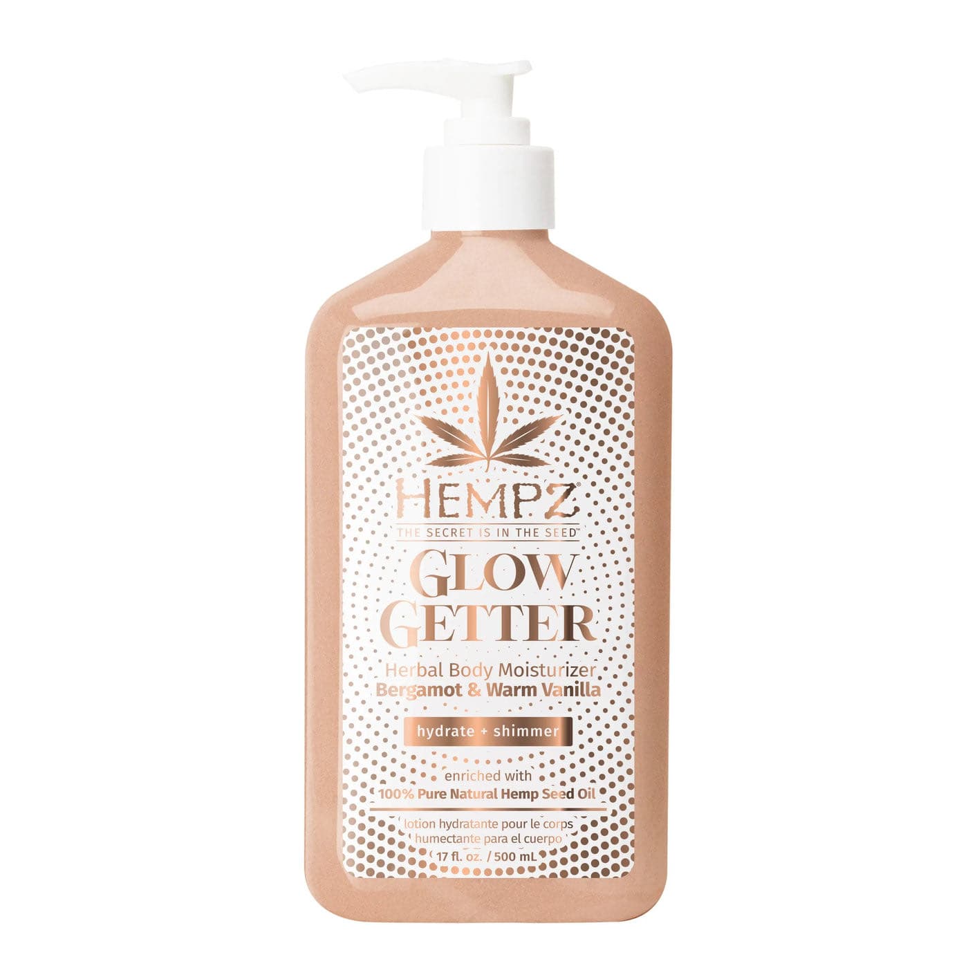 HERBAL BODY MOISTURIZER GLOW GETTER BERGAMOT & WARM VANILLA