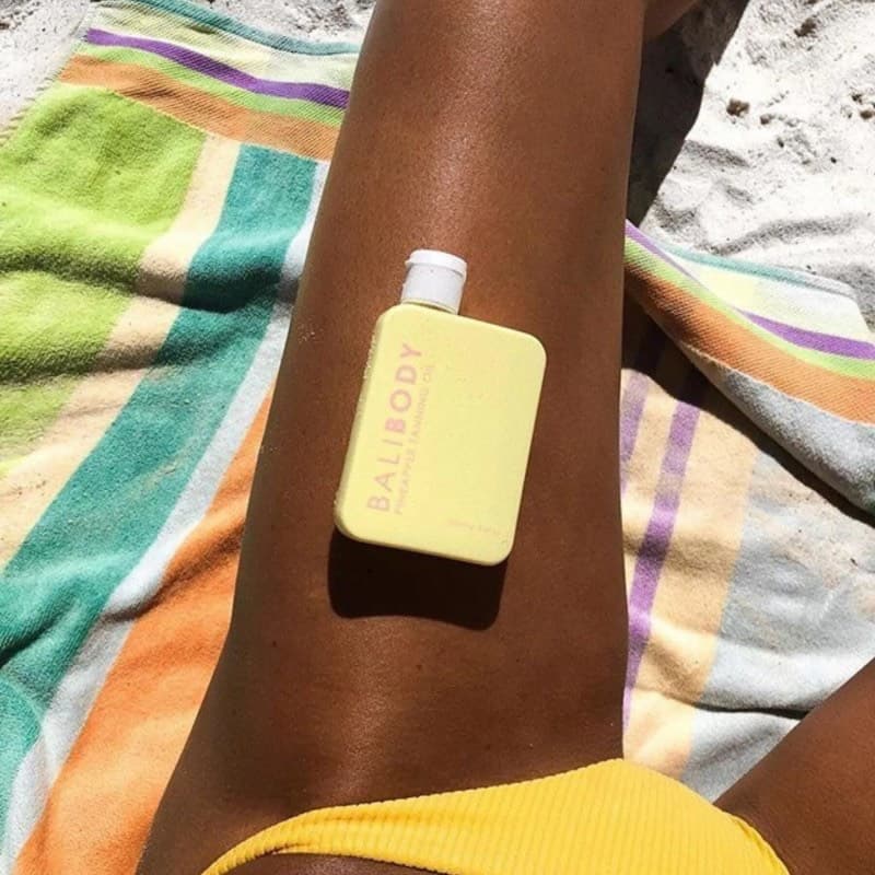 Bali Body Pineapple Tanning Oil SPF15, Масло для загара с ароматом ананаса, 100мл 2