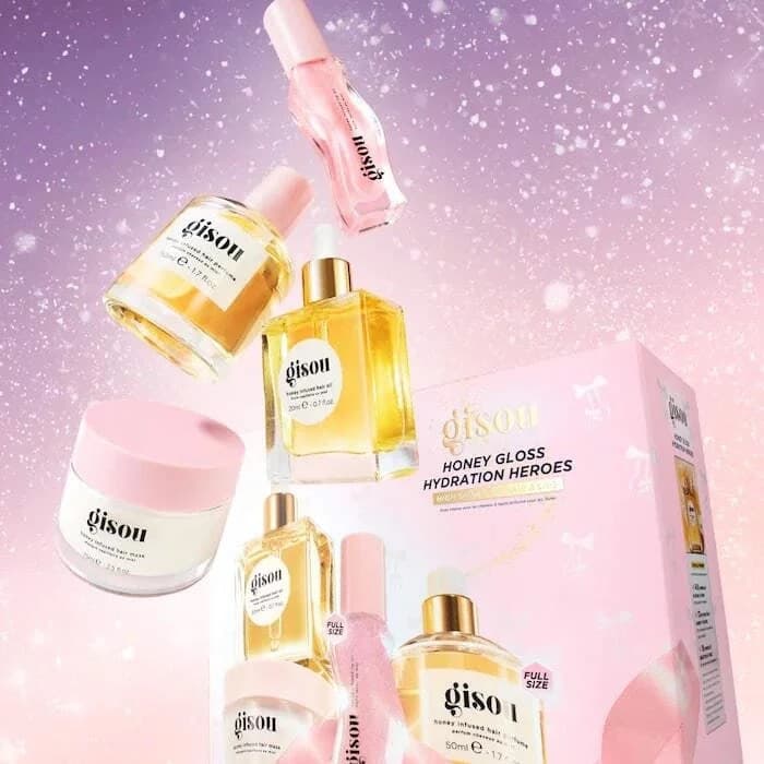 GISOU HONEY GLOSS HYDRATION HEROES GIFT SET (20 МЛ + 50 МЛ + 75 МЛ + 8 МЛ) 2