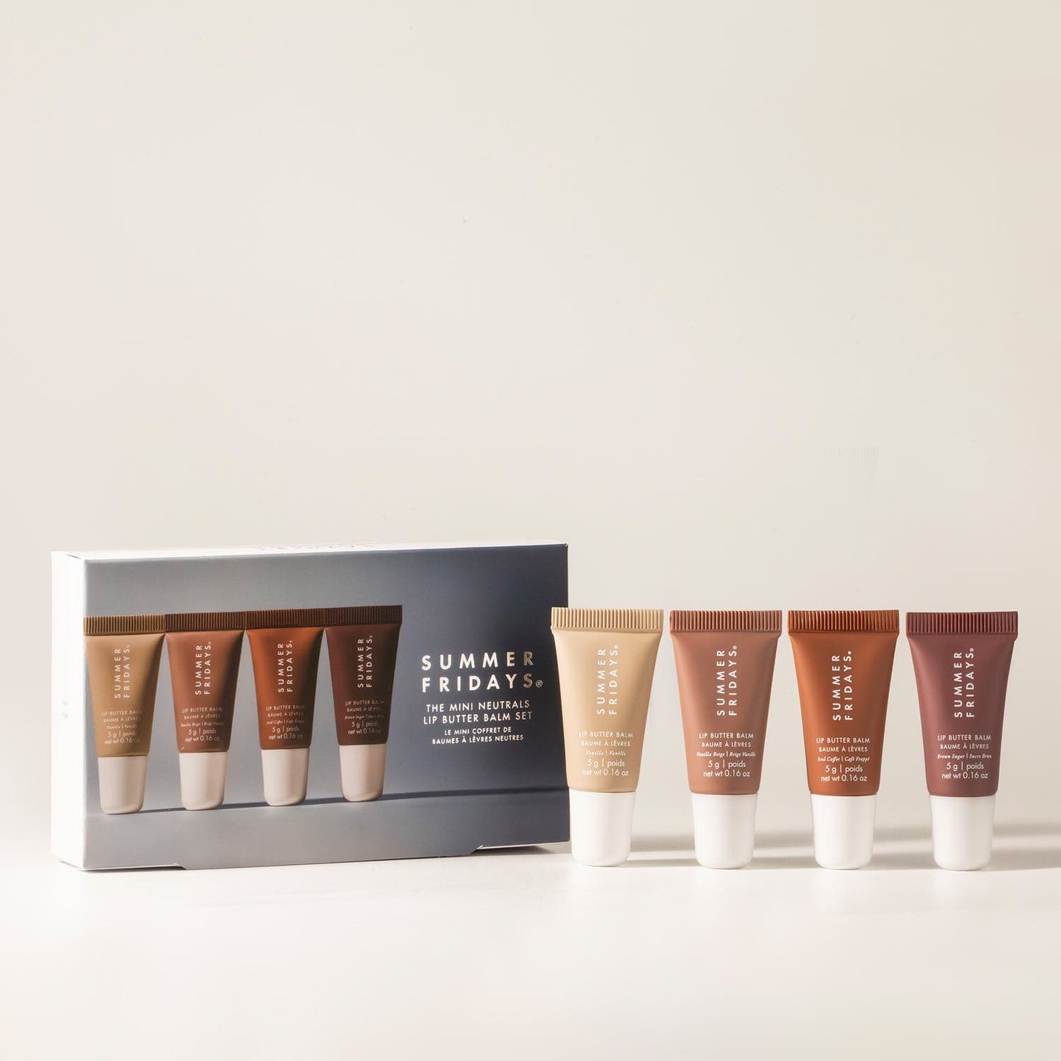 Summer Fridays The Mini Neutrals Lip Butter Balm Set