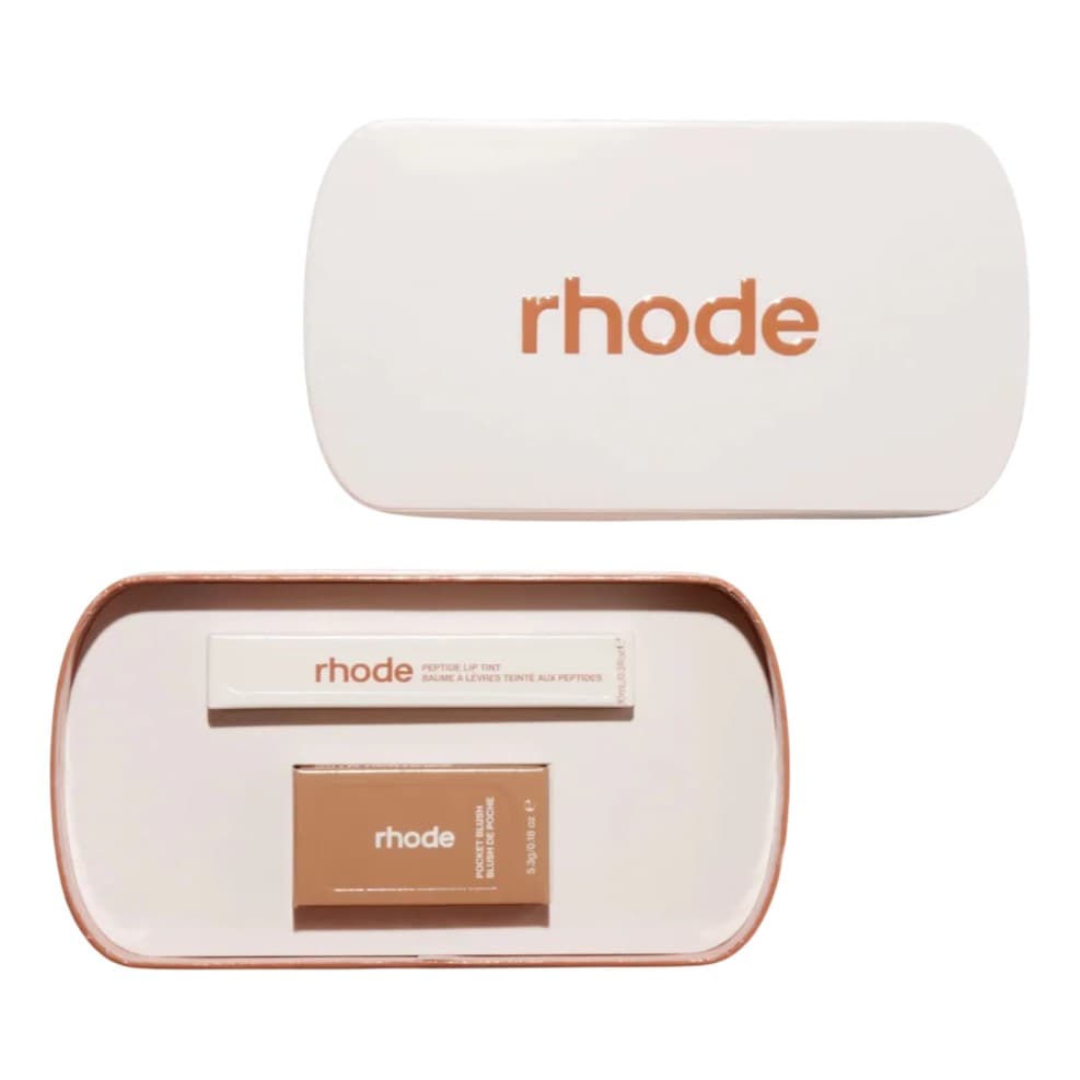 Rhode Birthday Duo: Pocket Blush Freckle + Peptide Lip Tint Cinnamon Roll 5,3g/10ml