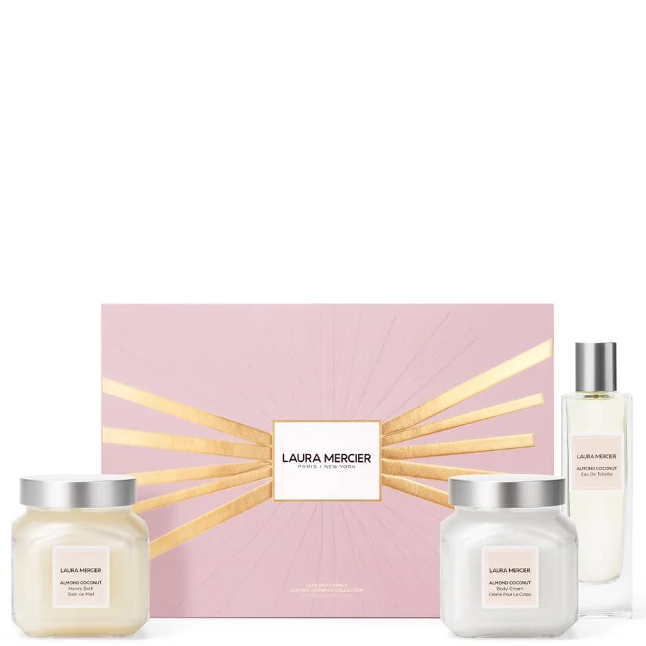 Laura Mercier набор Luxe indulgence Almond Coconut Set (200+200+50 мл)