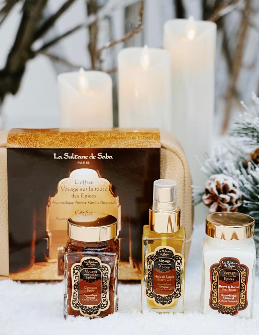 Coffret Voyage sur la route des Epices Gift Set Oriental Ayurvedic