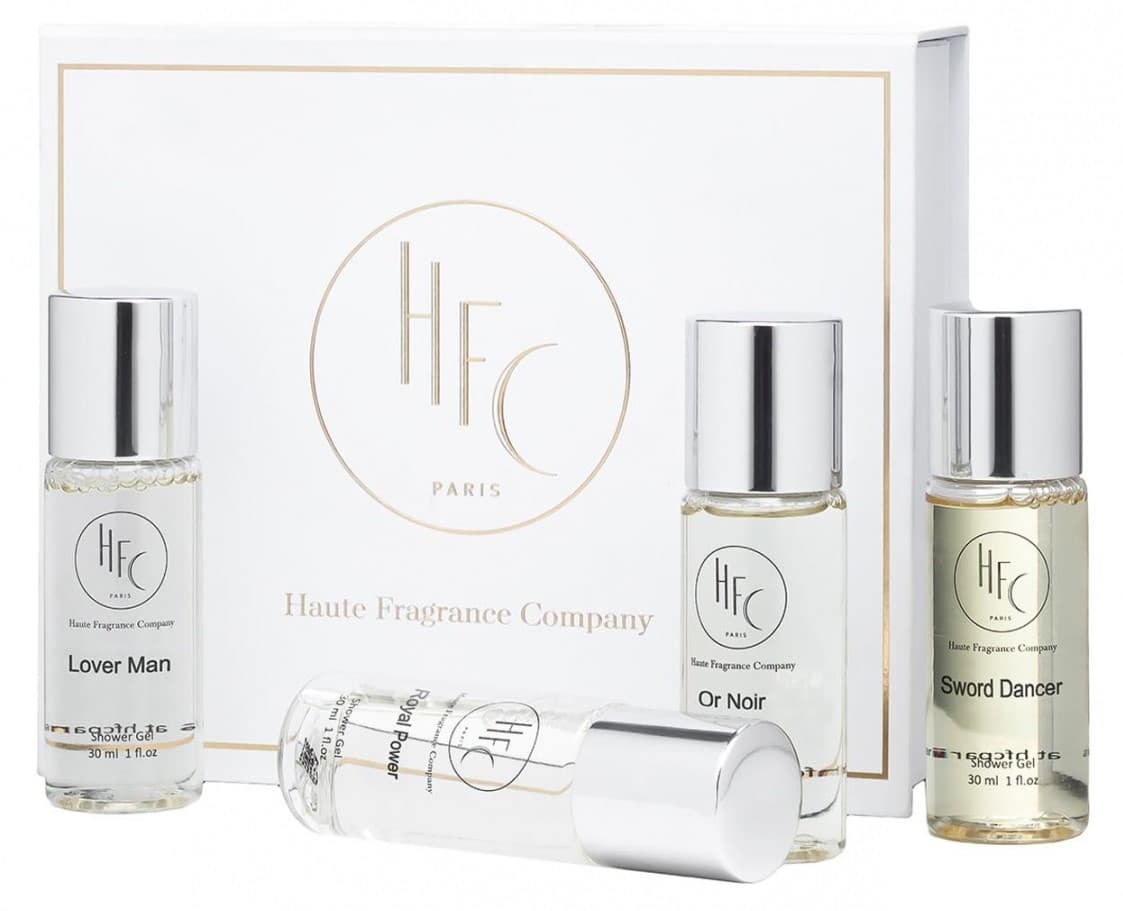 HFC Дорожный набор женских гелей для душа Shower gel for women (4х30 ml, travel)