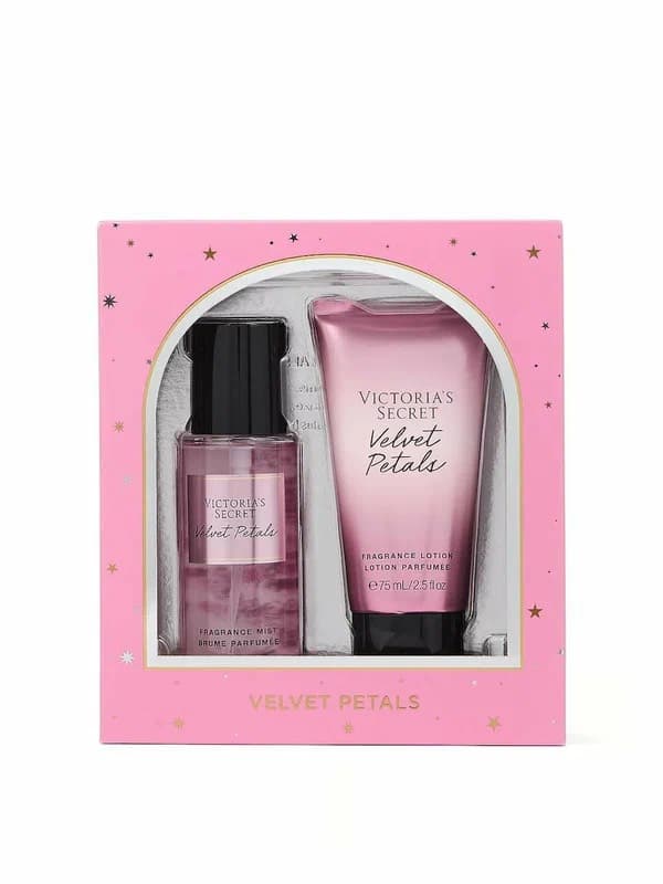 Подарочный набор, спрей-мист и лосьон для тела Velvet Petals от Victoria's Secret