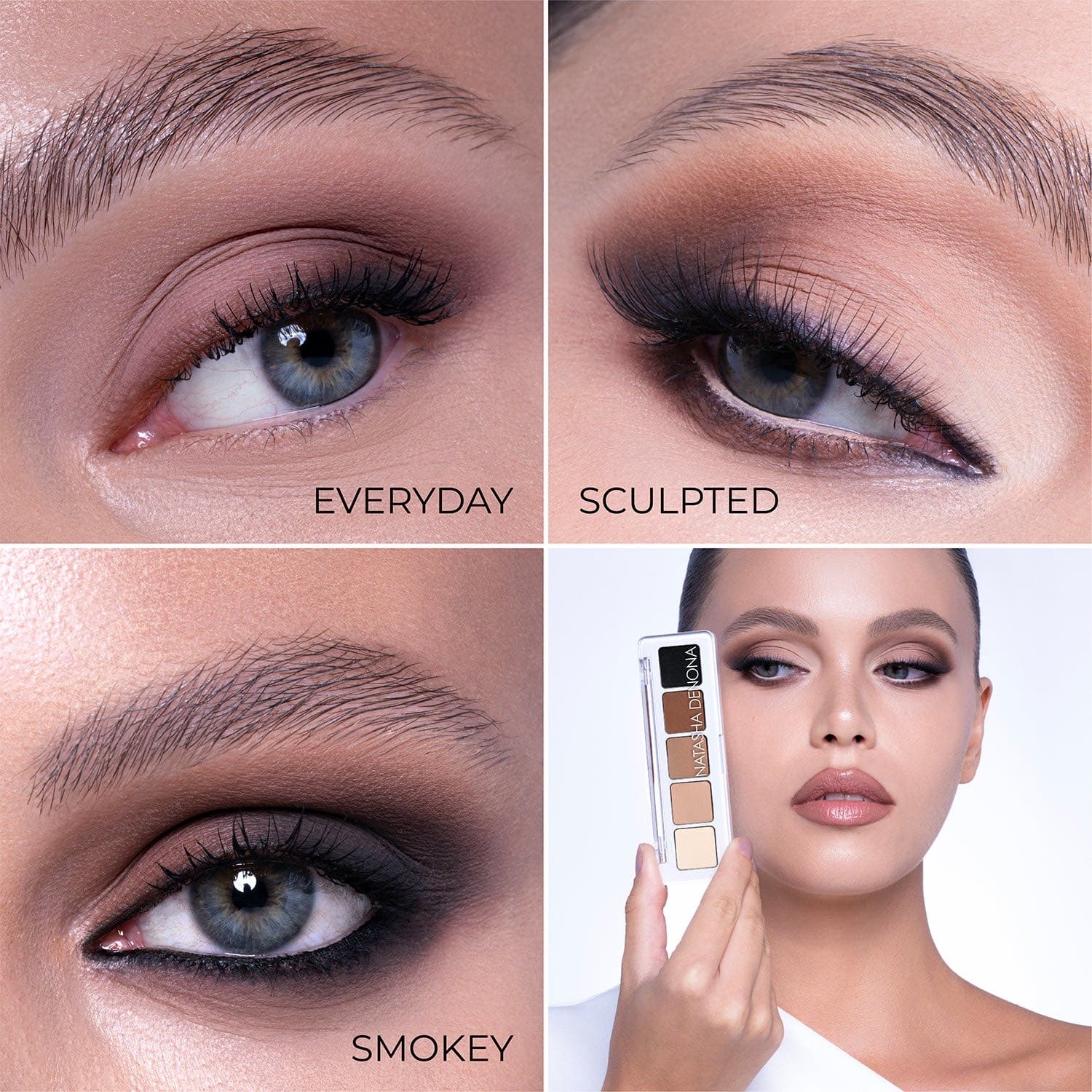 Палетка теней для век  Natasha Denona Mini  Eye Sculpt Eyeshadow Palette 4