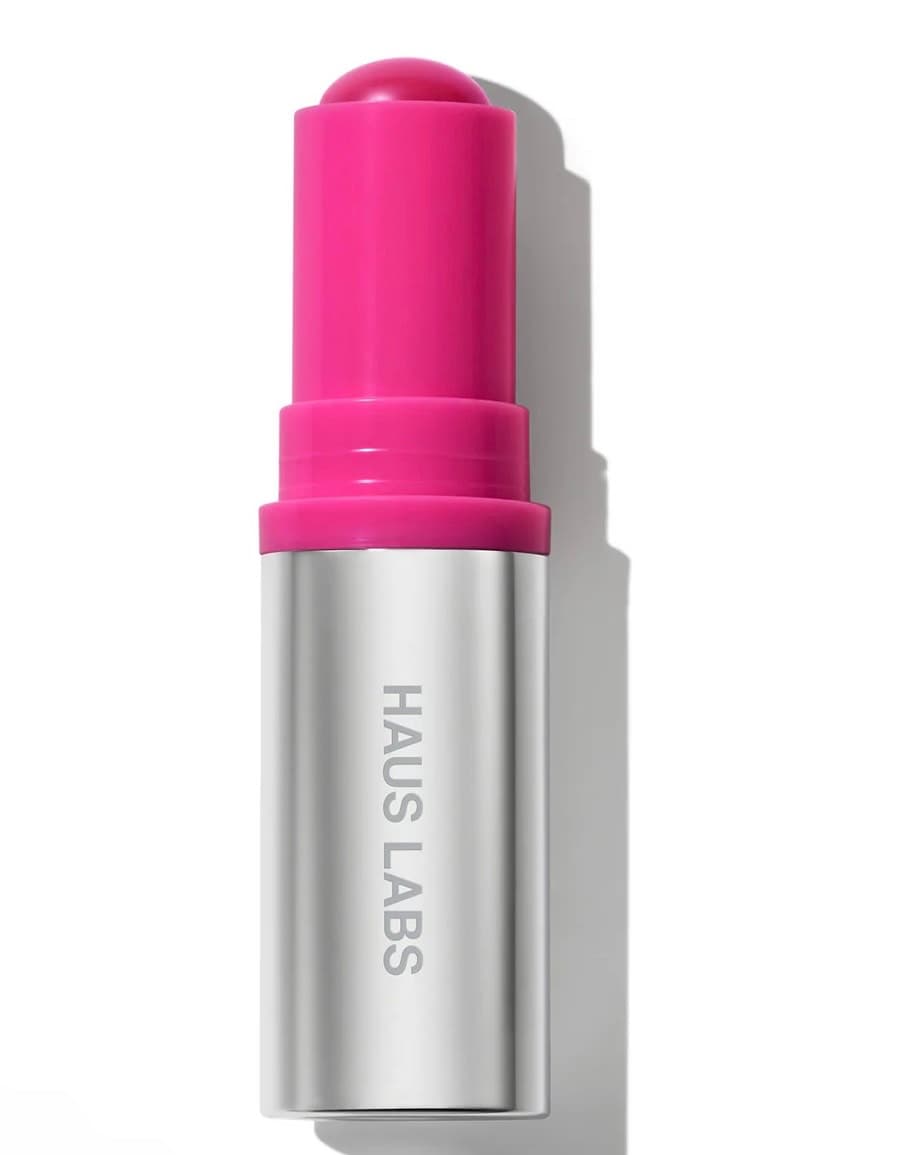 HAUS LABS BY LADY GAGA Color Fuse Longwear Увлажняющий стеклянный бальзам для губ и румян для щек Glassy pitaya