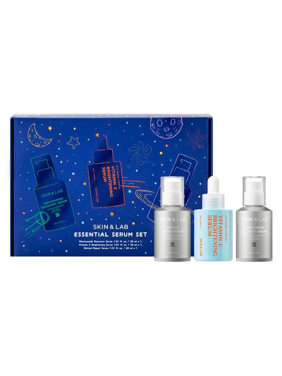 Подарочный набор сывороток для лица Skin&Lab Essential Serum Set, 3 шт*30 мл
