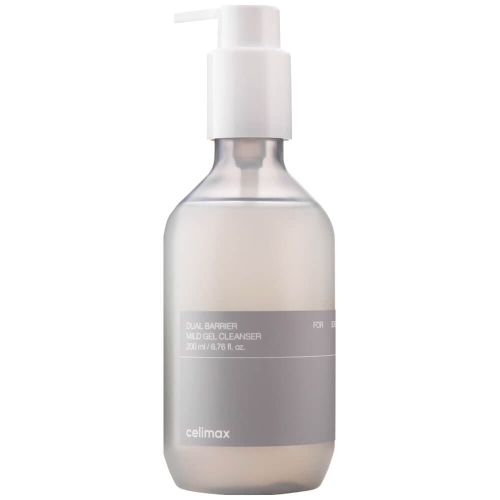 Гель-пенка для умывания с комплексом церамидов Celimax Dual Barrier Mild Gel Cleanser 200 ml