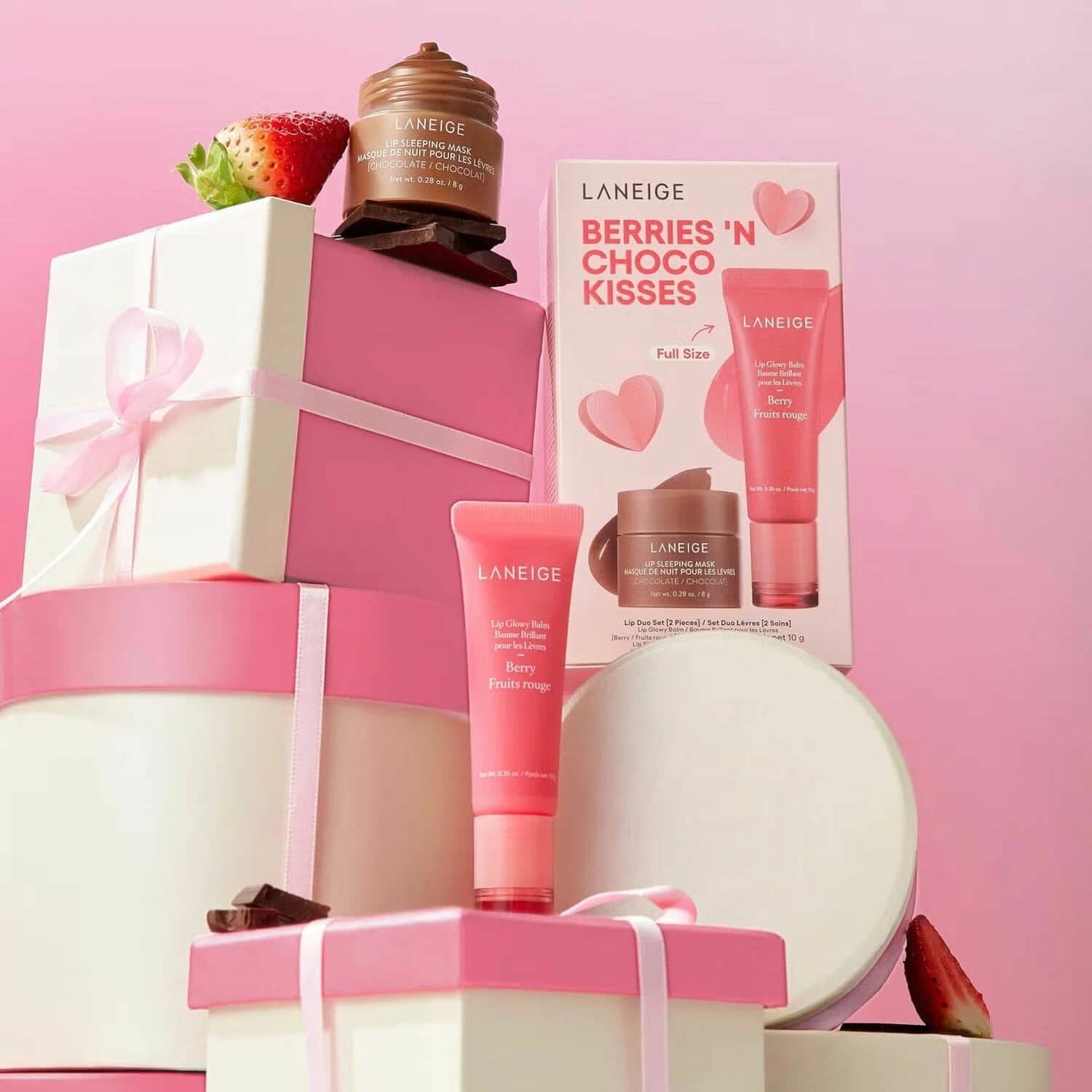 Laneige Berries 'N Choco Kisses Set 8/10g (поврежденная упаковка) 2