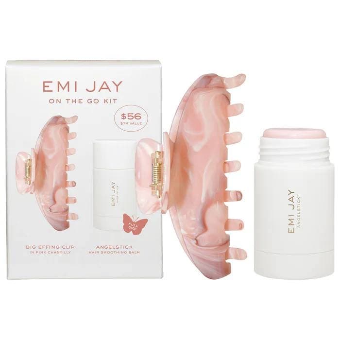 EMI JAY Комплект для укладки волос Angelstick и Big Effing Clip® в цвете розовый шантийи, 32 г