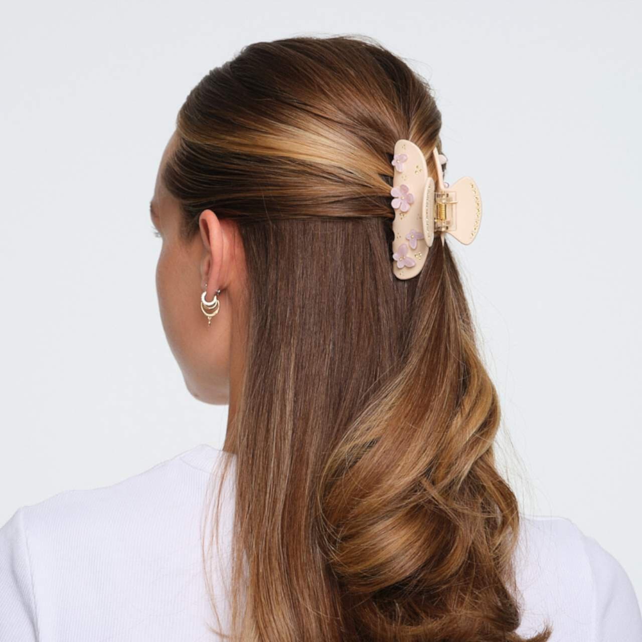 Emi Jay Заколка для волос Sweetheart Hair Claw Clip in Pink Angel Food 2