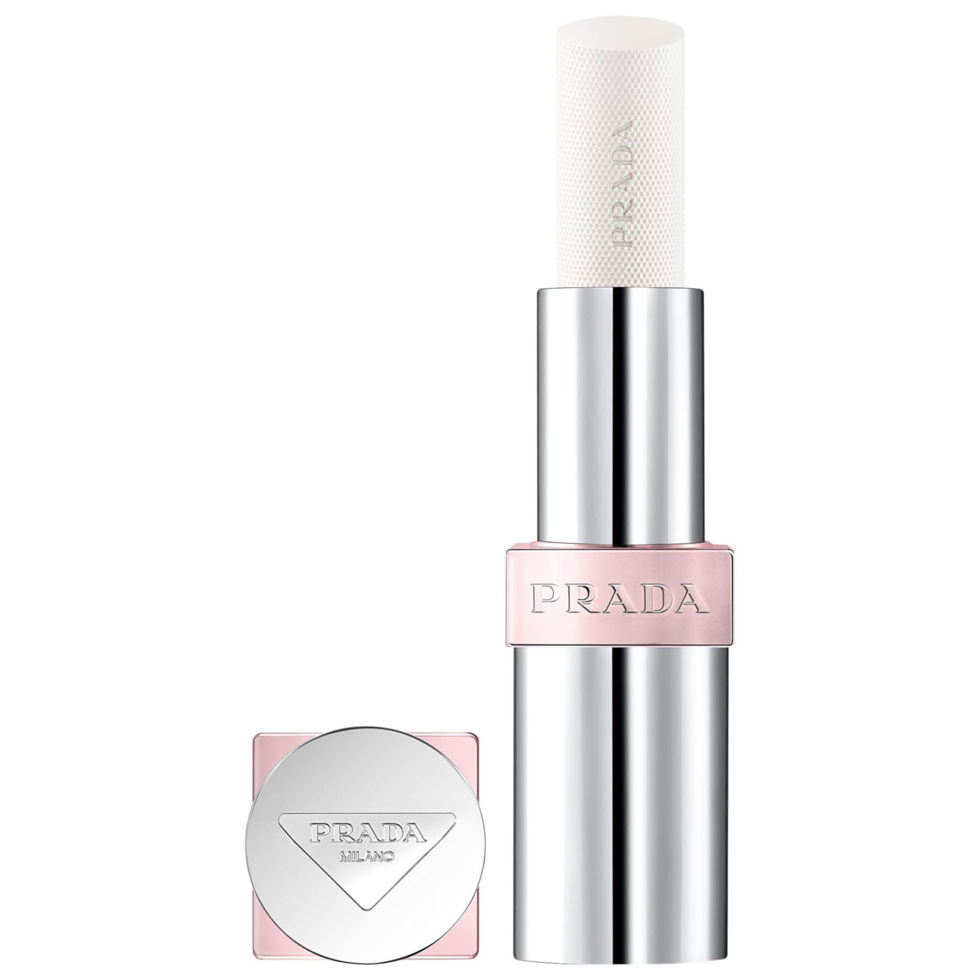 Prada Блеск для губ с масляной основой и гладким покрытием, Light Glowing Lip Oil Stick  U014 White