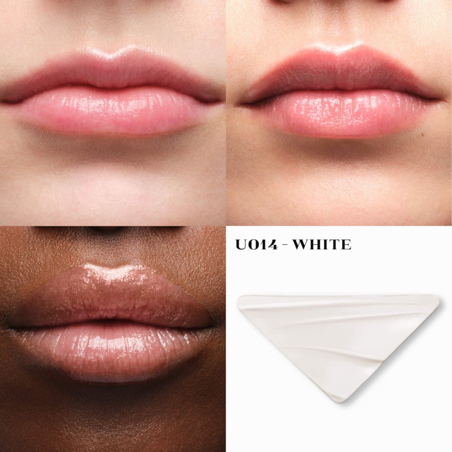 Prada Блеск для губ с масляной основой и гладким покрытием, Light Glowing Lip Oil Stick  U014 White 3