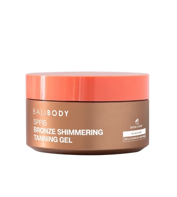 BALI BODY BRONZE SHIMMERING TANNING GEL, СИЯЮЩИЙ ГЕЛЬ ДЛЯ ЗАГАРА SPF15, 150 мл
