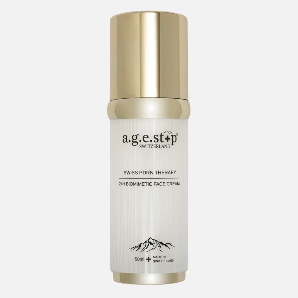 a.g.e.stop SWITZERLAND SWISS PDRN THERAPY 24H BIOMIMETIC FACE CREAM, Биомиметический крем с ПДРН, 50 мл