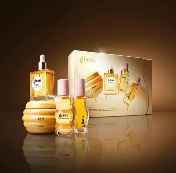 Gisou  Glow All The Way, Косметический набор для волос 4