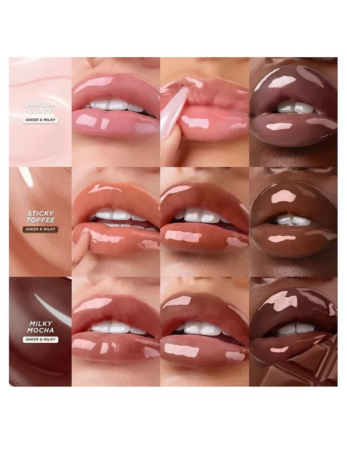 Gisou Honey Infused Lip Oil масло для губ с мёдом, Vanilla glaze (8 ml) 2