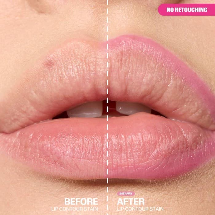 HUDA BEAUTY  Подводка для губ Lip Contour Lip Stain for 12-Hour Wear, Baby Pink 2