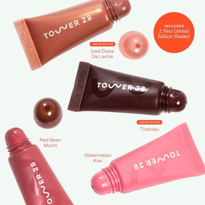 Tower 28 Набор тинтов для губ Beauty  Mini Lil' Softies LipSoftie Lip Treatment Set 3