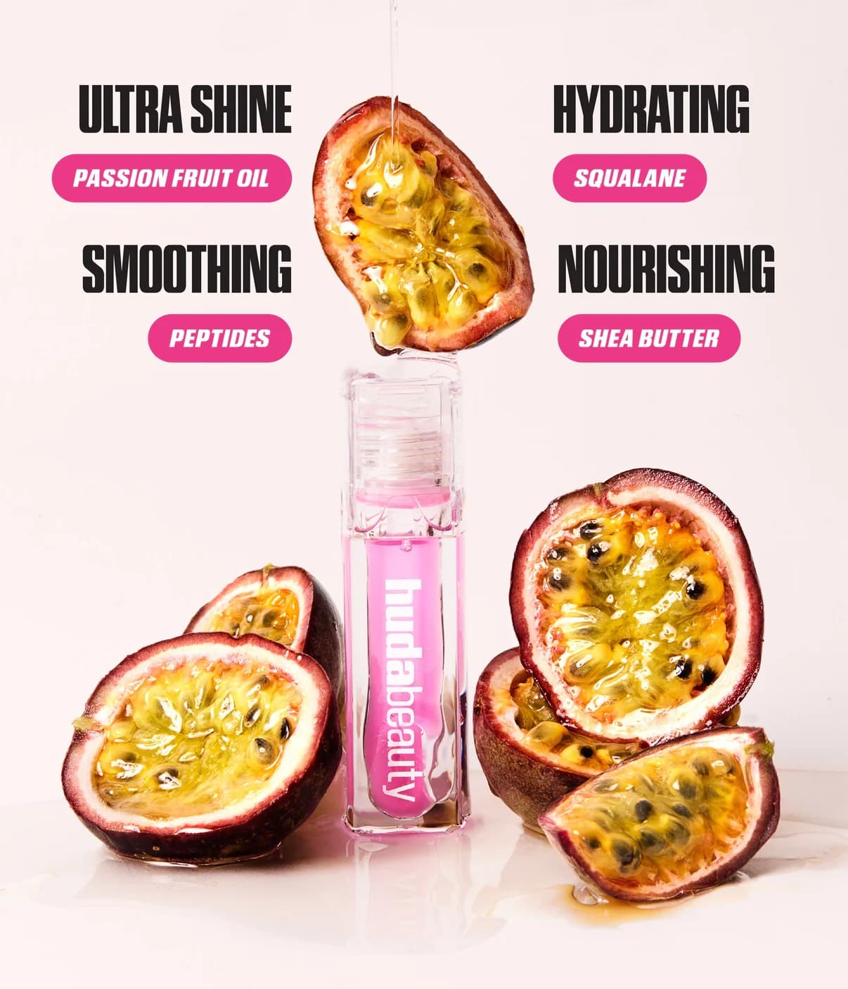 Huda beauty FAUX FILLER OIL, JUICY Goji, масло для губ 2