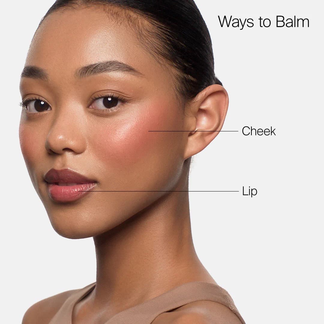 HAUS LABS BY LADY GAGA Color Fuse Glassy Blush Balm Stick  , бальзам для губ и щек, в оттенке  Glassy Cinnamon 6