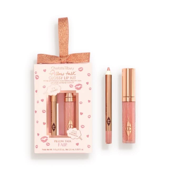 CHARLOTTE TILBURY Набор косметики для губ Pillow Talk Fair Glossy Lip Kit, Fair