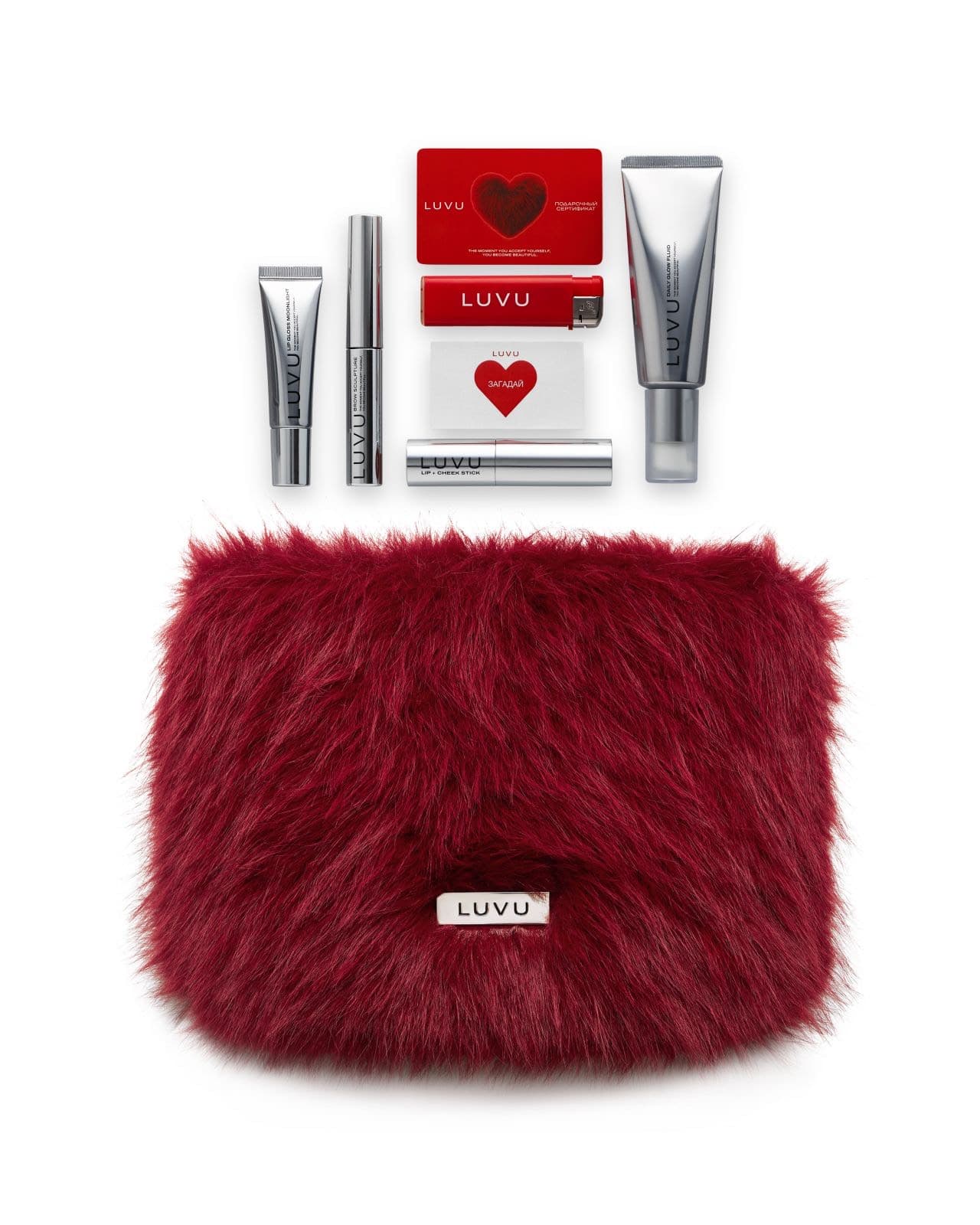 LUVU New Year Cosmetic Bag, лимитированный набор в косметичке