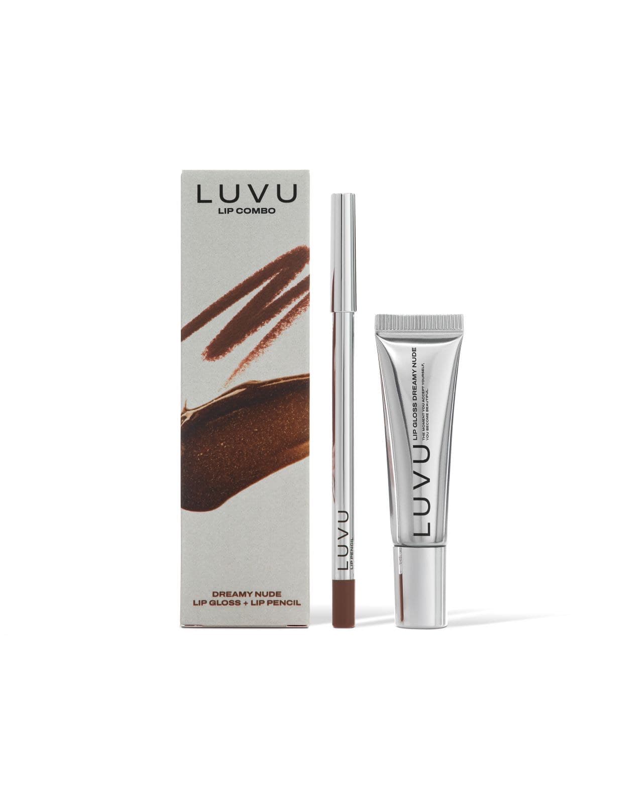 LUVU Lip Combo в оттенке Dreamy Nude, Набор для макияжа губ