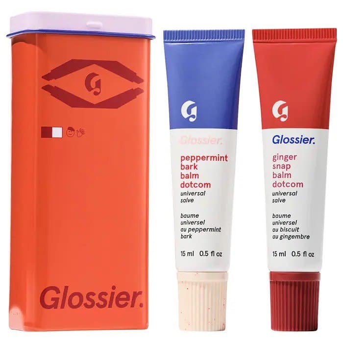 Glossier Набор для губ Sugar + Spice Balm Dotcom Lip Balm Duo Makeup Gift Set