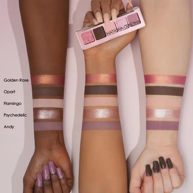 Natasha Denona Mini Rose Eyeshadow Palette, Палетка теней для век 3