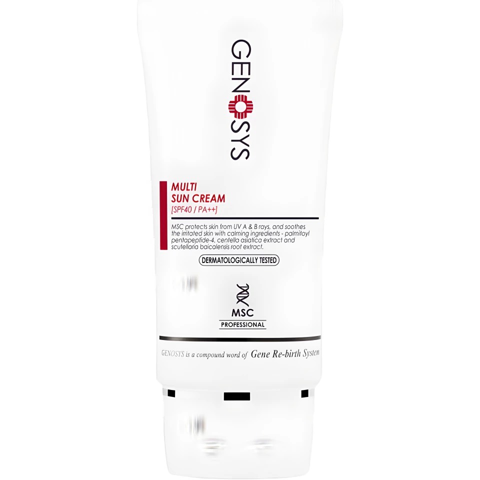 GENOSYS Multi Sun Cream SPF 40+ PA++,  Cолнцезащитный мультифункциональный крем SPF 40+, 40 мл