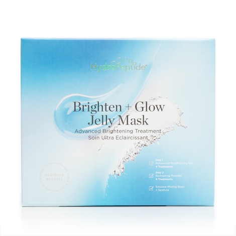 Hydropeptide BRIGHTEN & GLOW JELLY MASK, Двухфазная маска-желе, 4 шт