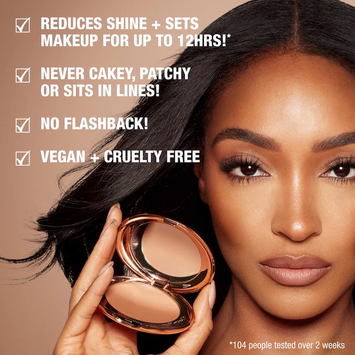 Charlotte Tilbury Финишная пудра  AIRBRUSH FLAWLESS FINISH, 2 medium, 8г 10