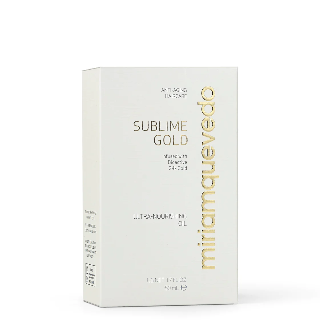 MIRIAMQUEVEDO SUBLIME GOLD ULTRA-NOURISHING OIL, Золотое ультрапитательное масло для волос 3