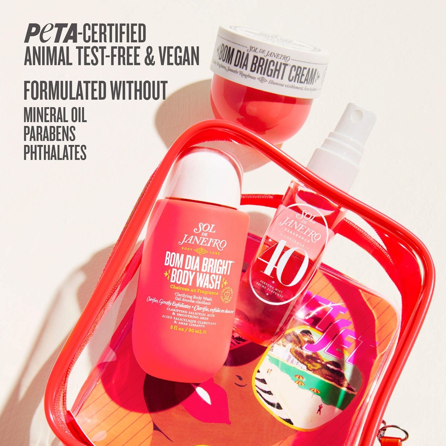 Sol De Janeiro BOM DIA BRIGHT JET SET, набор для тела 9