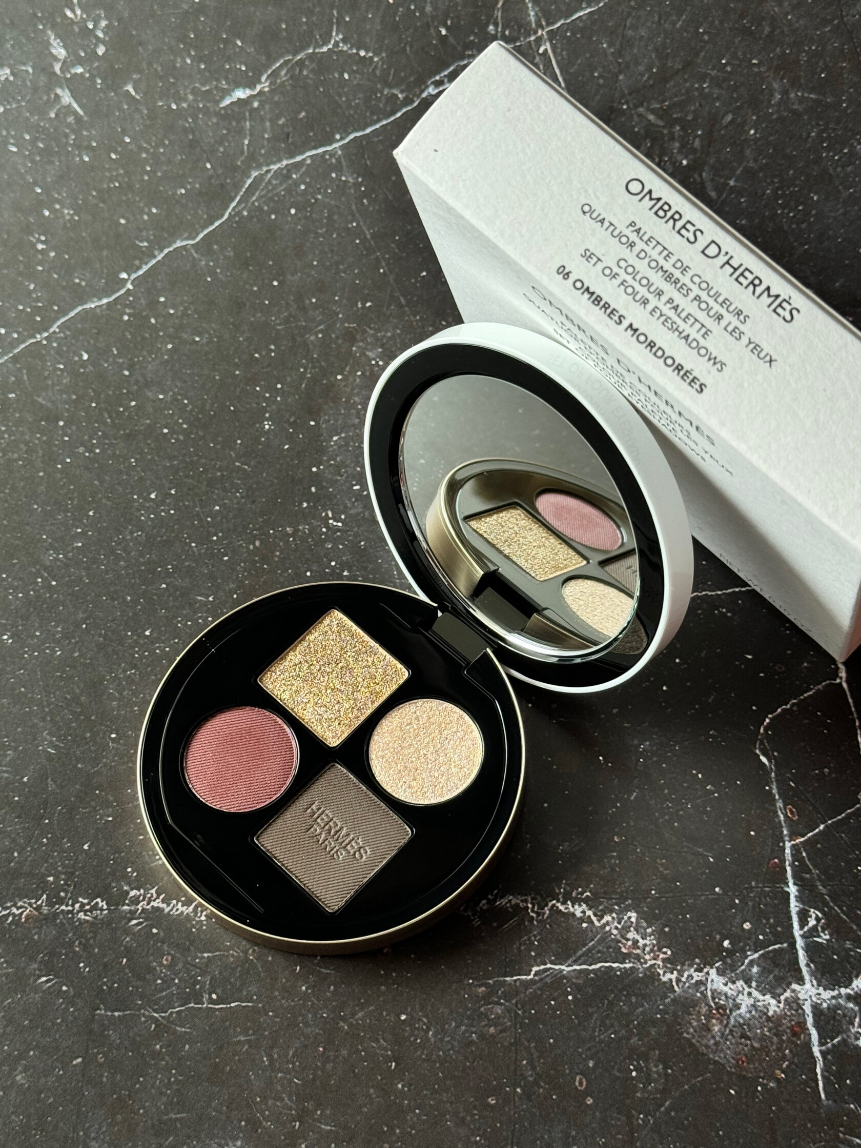 Ombres d'Hermès Палетка теней для век Eye shadow quartet refill, Ombres Mordorées 06 – Ombres Mordorées 2