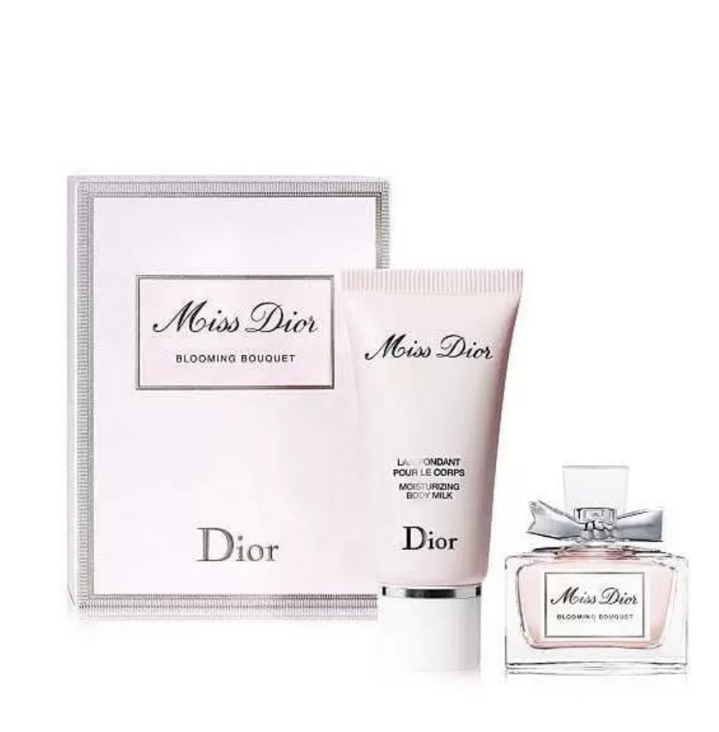 Набор миниатюр MISS DIOR BLOOMING BOUQUET (eau de toilette 5ml + body milk 20 ml)
