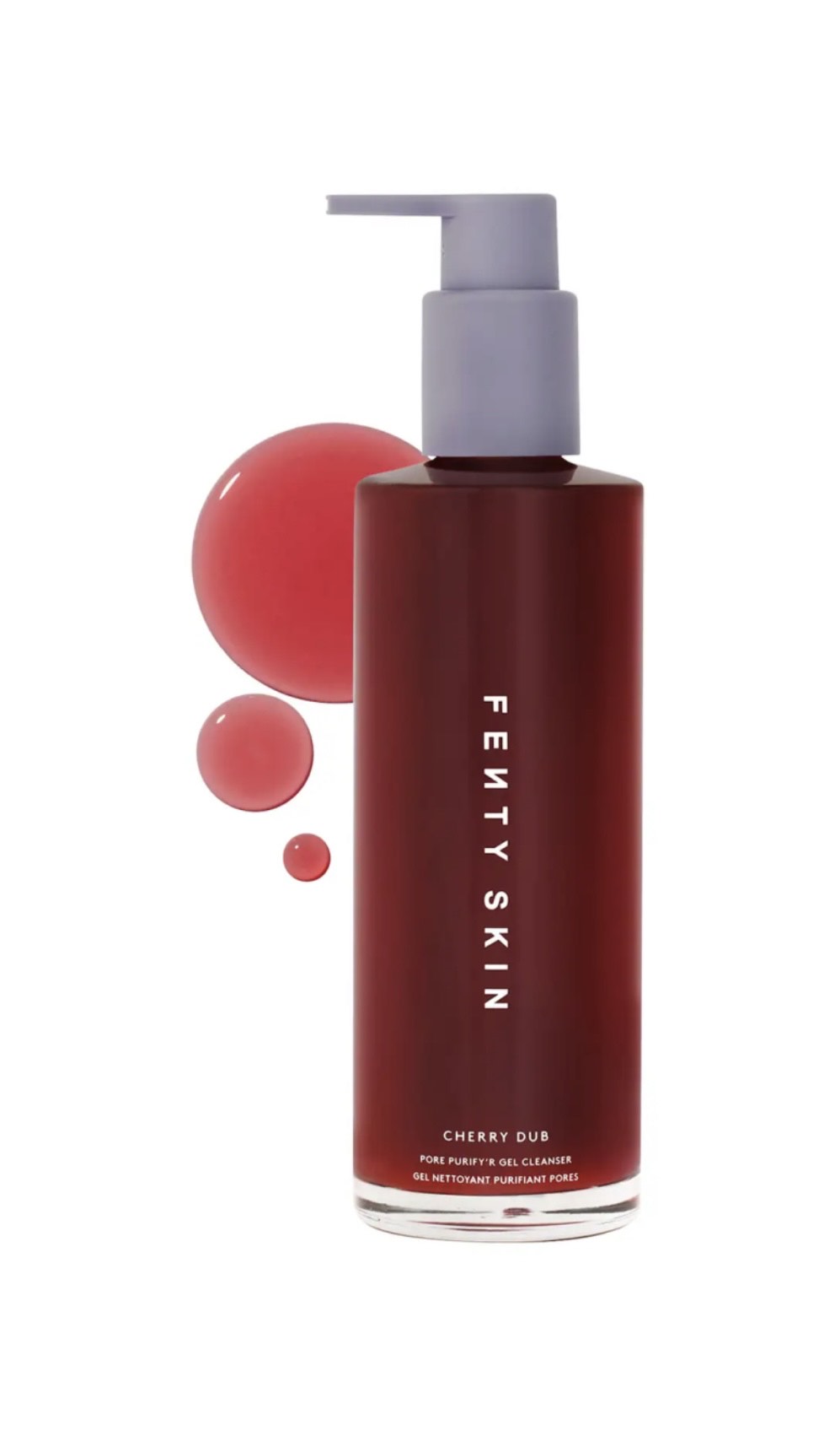Fenty Beauty Средство для умывания Cherry Dub Pore Purify'r Gel Cleanser with Niacinamide + Aloe Juice, 185 мл