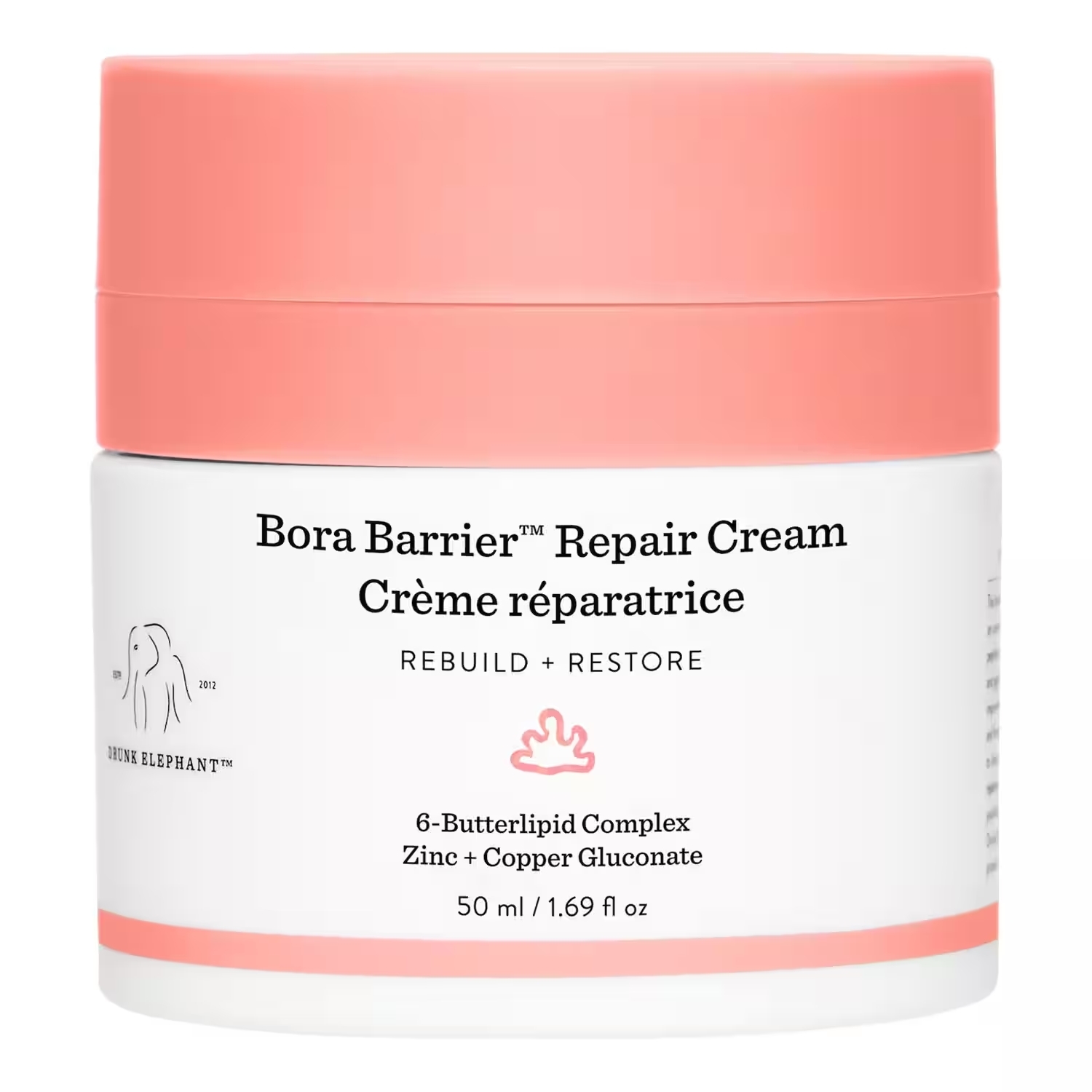 DRUNK ELEPHANT Насыщенный восстанавливающий крем BORA BARRIER REPAIR CREAM, 50ML