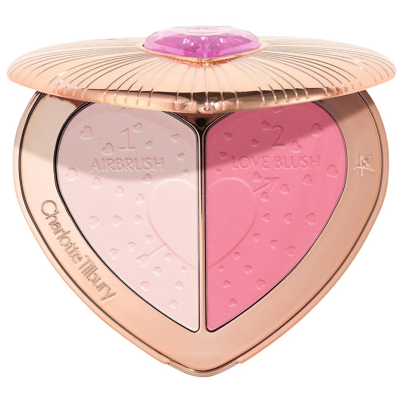 Charlotte Tilbury Палетка для лица Beauty Soulmates Face Palette (Flawless Pink) (13 г)