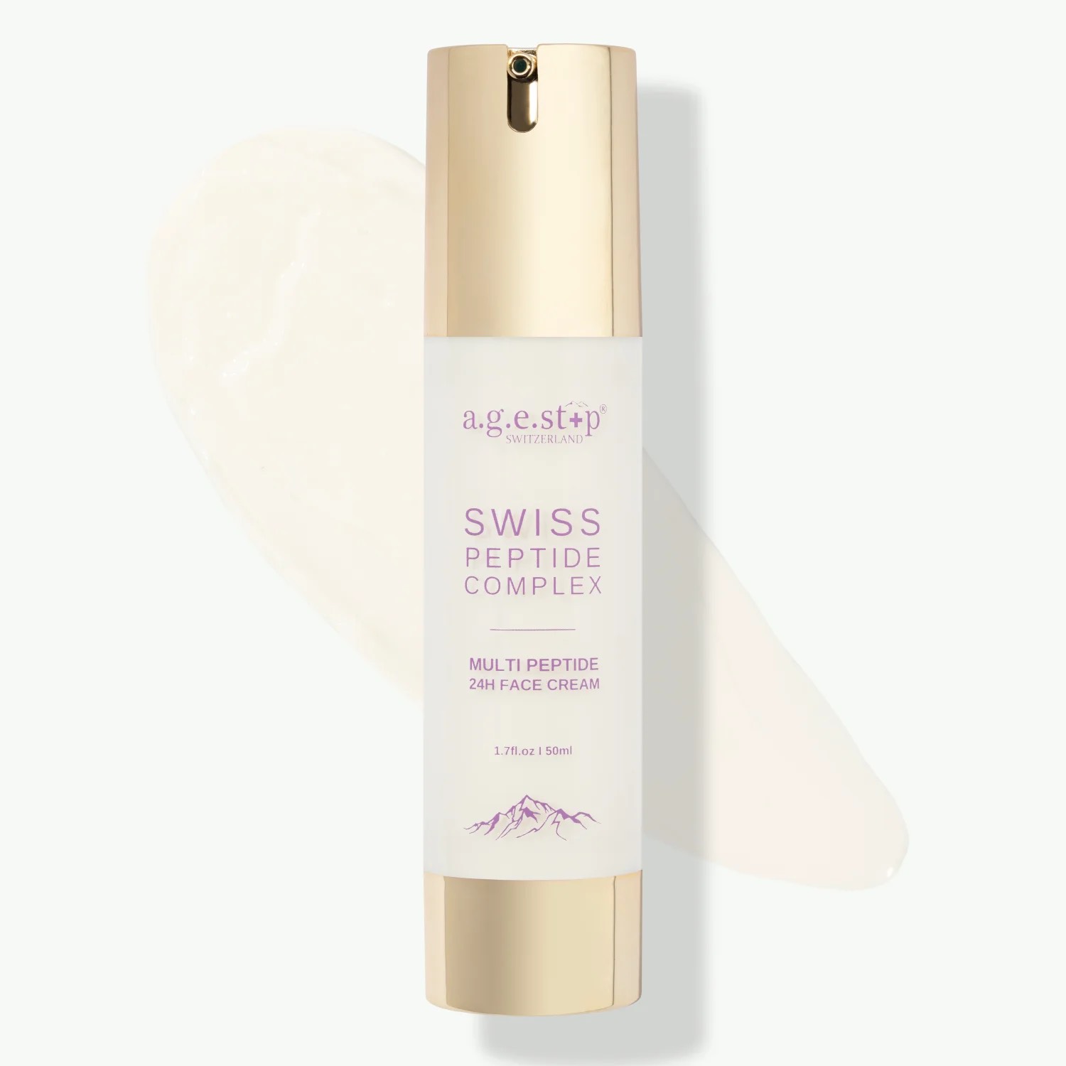 a.g.e.stop SWITZERLAND PEPTIDE COMPLEX 24H FACE CREAM,Увлажняющий омолаживающий крем для лица с пептидами , 50 мл