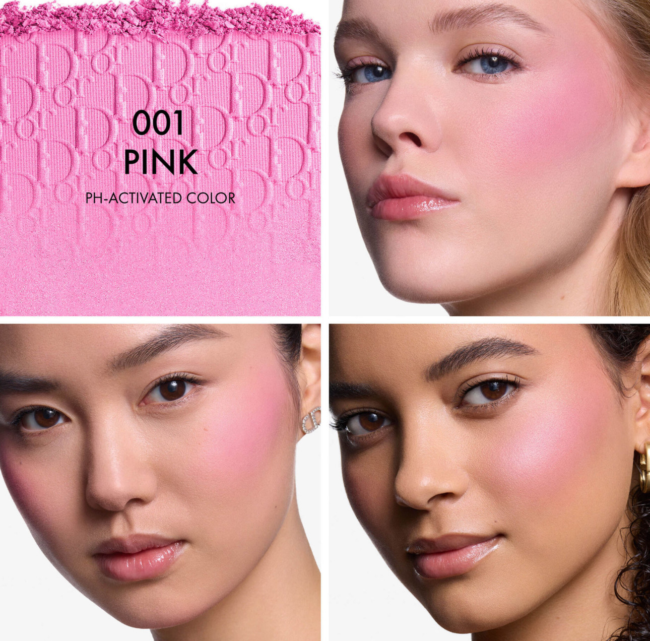 DIOR Универсальные румяна BACKSTAGE ROSY GLOW оттенок 001 Pink (4,5 г) 3