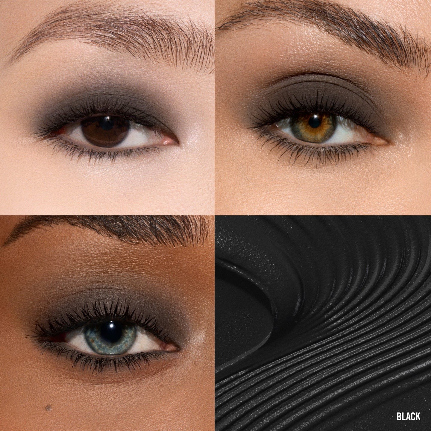 MAKEUP BY MARIO MASTER MATTES Кремовые тени для век LONG-WEAR CREAM EYESHADOW, Black (Super Black) 2
