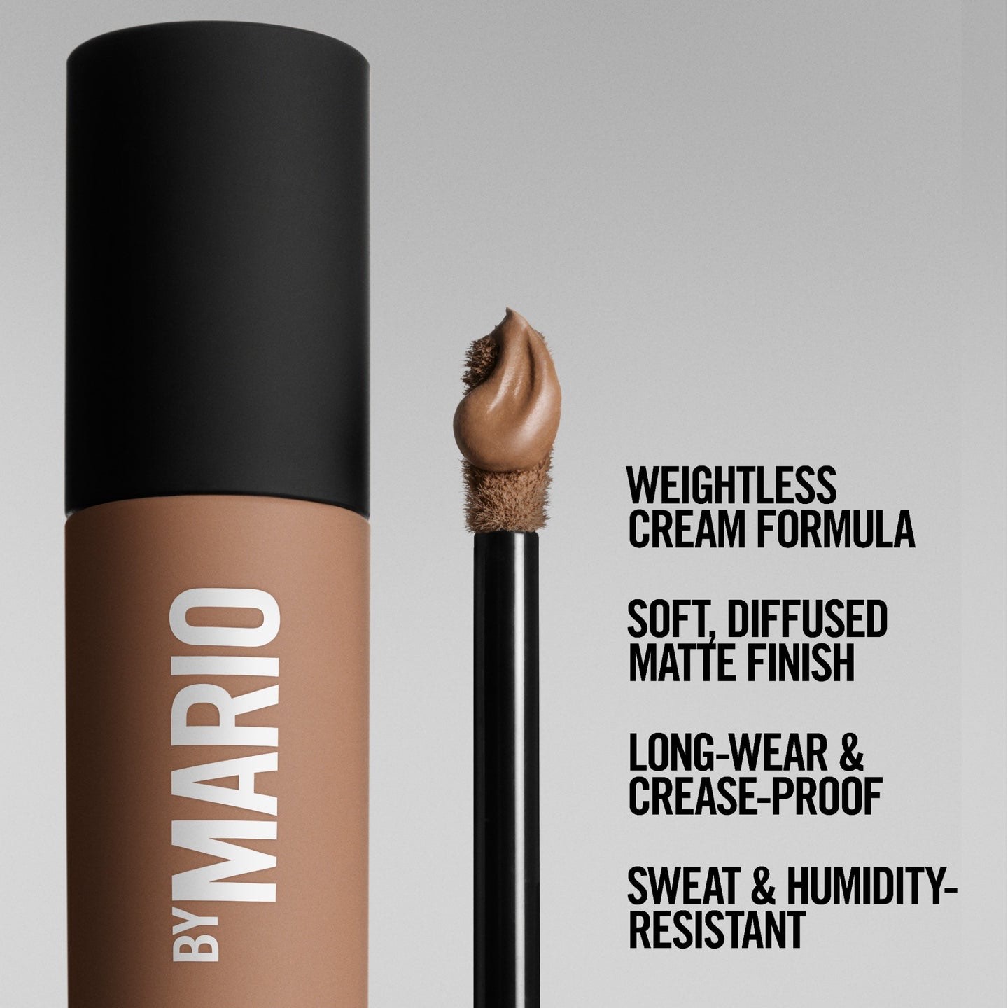 MAKEUP BY MARIO MASTER MATTES Кремовые тени для век LONG-WEAR CREAM EYESHADOW, Black (Super Black) 6